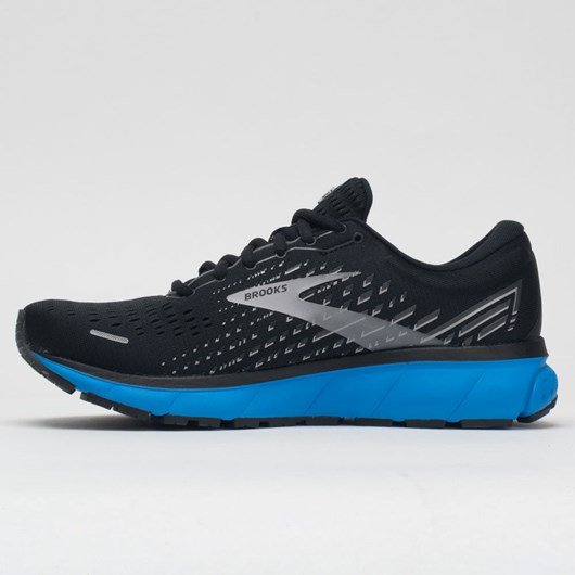 Black / Gray / Blue Orthofeet Brooks Ghost 13 Men's Running Shoes | FMJWX4698