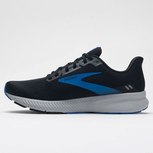 Black / Gray / Blue Orthofeet Brooks Launch 8 Men's Running Shoes | EDRGF4096