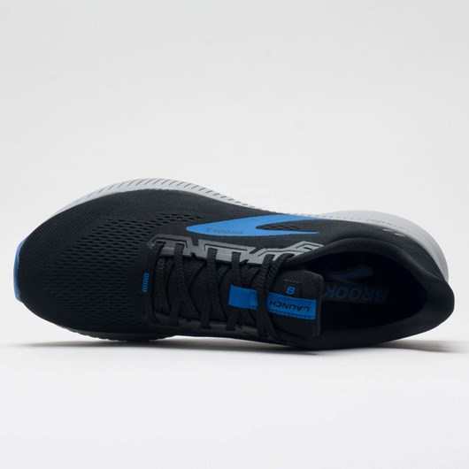 Black / Gray / Blue Orthofeet Brooks Launch 8 Men's Running Shoes | EDRGF4096