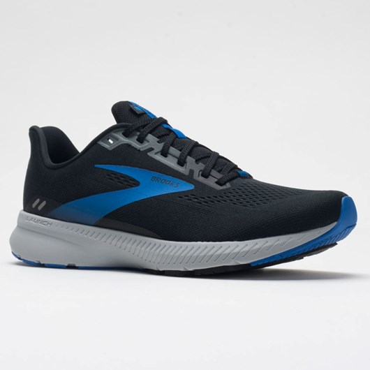 Black / Gray / Blue Orthofeet Brooks Launch 8 Men's Running Shoes | EDRGF4096