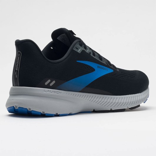 Black / Gray / Blue Orthofeet Brooks Launch 8 Men's Running Shoes | EDRGF4096