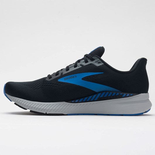 Black / Gray / Blue Orthofeet Brooks Launch GTS 8 Men's Running Shoes | ZOXEQ7216