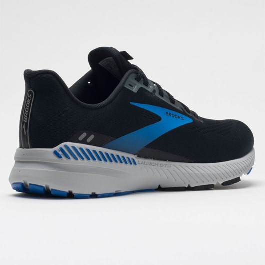 Black / Gray / Blue Orthofeet Brooks Launch GTS 8 Men's Running Shoes | ZOXEQ7216