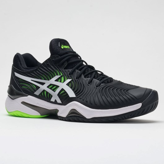 Black / Green Gecko Orthofeet ASICS Court FF 2 Men's Tennis Shoes | BVXWC2546