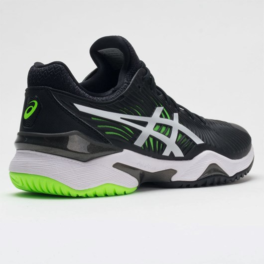 Black / Green Gecko Orthofeet ASICS Court FF 2 Men's Tennis Shoes | BVXWC2546