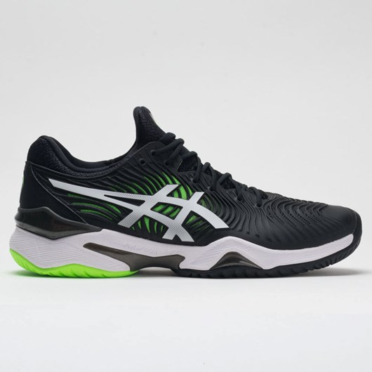 Black / Green Gecko Orthofeet ASICS Court FF 2 Men\'s Tennis Shoes | BVXWC2546