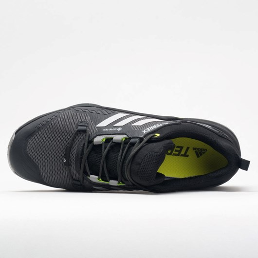 Black / Grey / Solar Yellow Orthofeet adidas Terrex Swift R3 GTX Men's Hiking Shoes | AZHTB8419