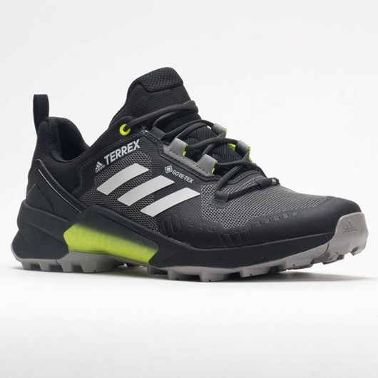 Black / Grey / Solar Yellow Orthofeet adidas Terrex Swift R3 GTX Men's Hiking Shoes | AZHTB8419