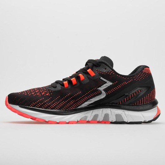 Black / Hazard Orthofeet 361 Strata 3 Women's Running Shoes | NDOQX0137