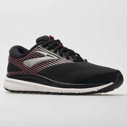 Black / Hot Pink / Silver Orthofeet Brooks Addiction 14 Women's Running Shoes | YZAPJ1347