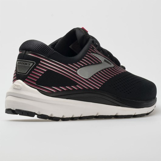 Black / Hot Pink / Silver Orthofeet Brooks Addiction 14 Women's Running Shoes | YZAPJ1347