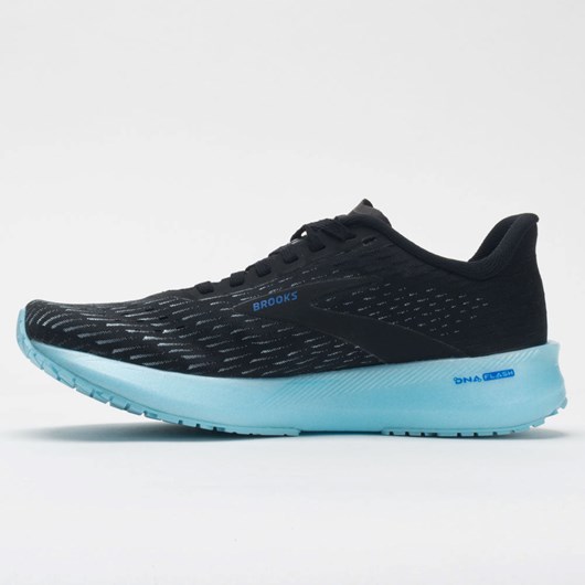 Black / Iced Aqua / Blue Orthofeet Brooks Hyperion Tempo Men's Running Shoes | LFQAH2150