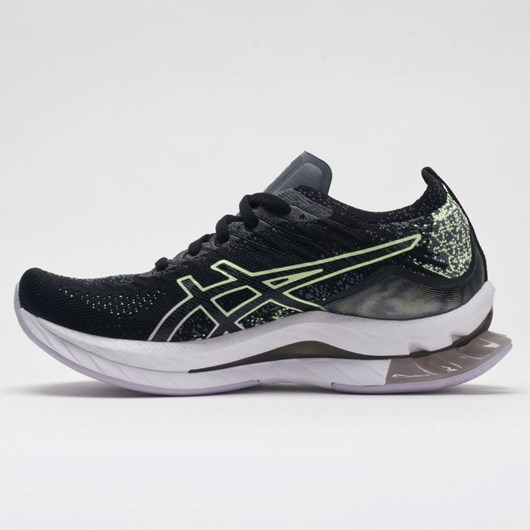 Black / Illuminate Yellow Orthofeet ASICS GEL-Kinsei Blast Women's Running Shoes | EVWRZ9317