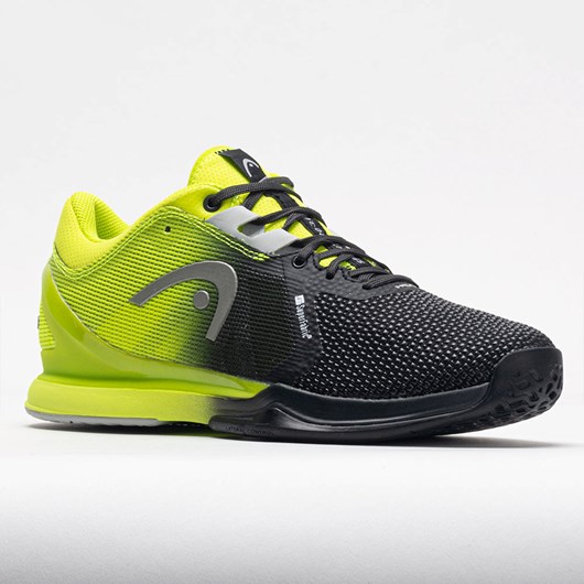 Black / Lime Orthofeet HEAD Sprint Pro 3.0 SuperFabric Men's Tennis Shoes | EZSNH4562