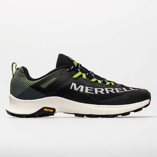 Black / Lime Orthofeet Merrell MTL Long Sky Men\'s Trail Running Shoes | AXSPN9035