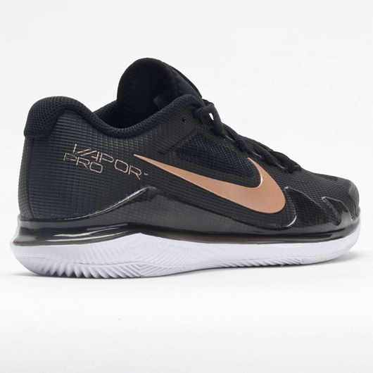 Black / Metallic Red Bronze Orthofeet Nike Air Zoom Vapor Pro Women's Tennis Shoes | TJWVE1049