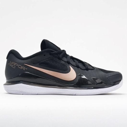 Black / Metallic Red Bronze Orthofeet Nike Air Zoom Vapor Pro Women\'s Tennis Shoes | TJWVE1049