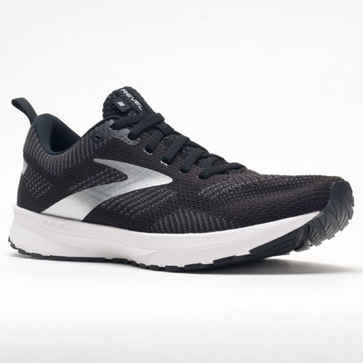 Black / Metallic / White Orthofeet Brooks Revel 5 Women's Running Shoes | YDIFO1064