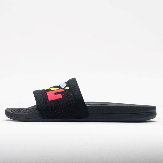 Black / Multi Orthofeet APL Big Logo Slide Women's Slide Sandals | NMJSG7185