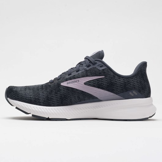 Black / Ombre / Iris Orthofeet Brooks Launch 8 Women's Running Shoes | ADLNE3409