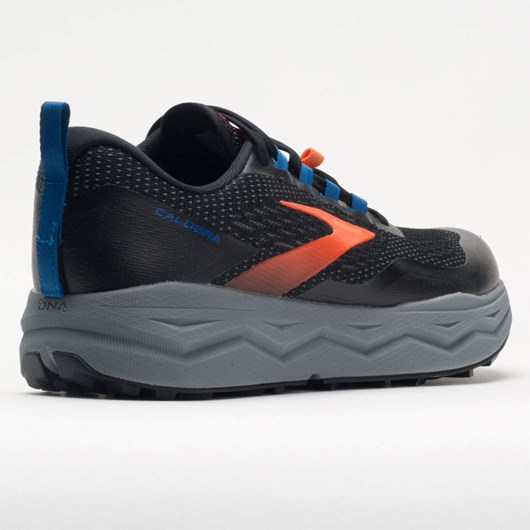 Black / Orange / Blue Orthofeet Brooks Caldera 5 Men's Trail Running Shoes | RHLSW3719