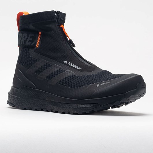 Black / Orange Orthofeet adidas Terrex Free Hiker C.RDY Men's Hiking Shoes | JORVN4651