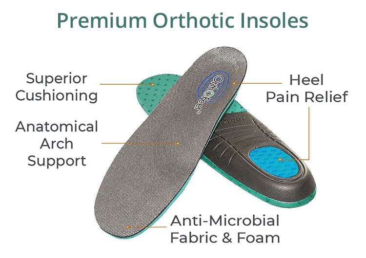 Black Orthofeet Arch Support Orthopedic Women's Sandals | ZPJHS8903