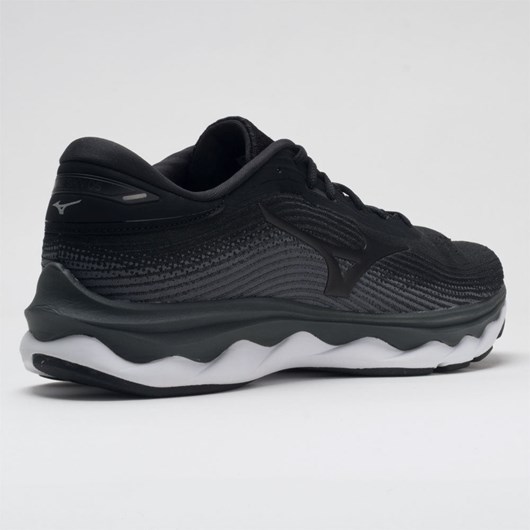 Black Orthofeet Mizuno Wave Sky 5 Waveknit Men's Running Shoes | RHNPD5320