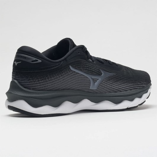 Black Orthofeet Mizuno Wave Sky 5 Waveknit Women's Running Shoes | STFWH4710