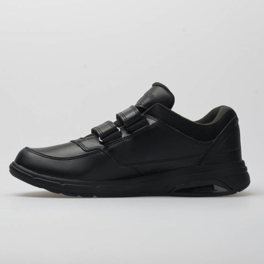 Black Orthofeet New Balance 813 Velcro Men's Walking Shoes | JVCYX4085