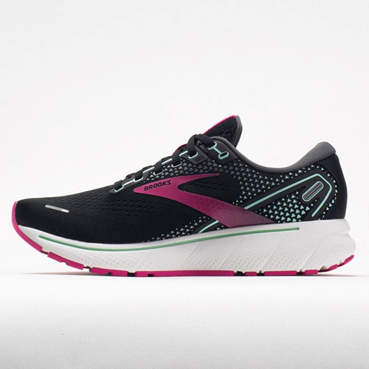 Black / Pink / Yucca Orthofeet Brooks Ghost 14 Women's Running Shoes | COIZT0415