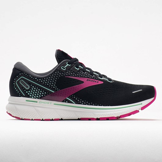 Black / Pink / Yucca Orthofeet Brooks Ghost 14 Women\'s Running Shoes | COIZT0415