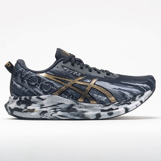 Black / Pure Gold Orthofeet ASICS Noosa Tri 13 Men\'s Running Shoes | WMYOA9236