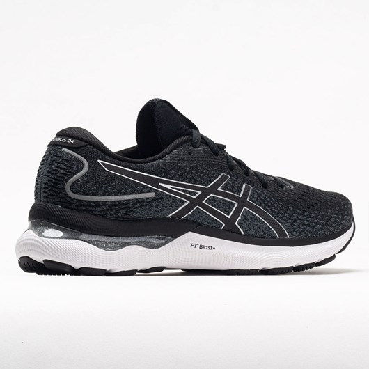 Black / Pure Silver Orthofeet ASICS GEL-Nimbus 24 Women's Running Shoes | UCMKD3217