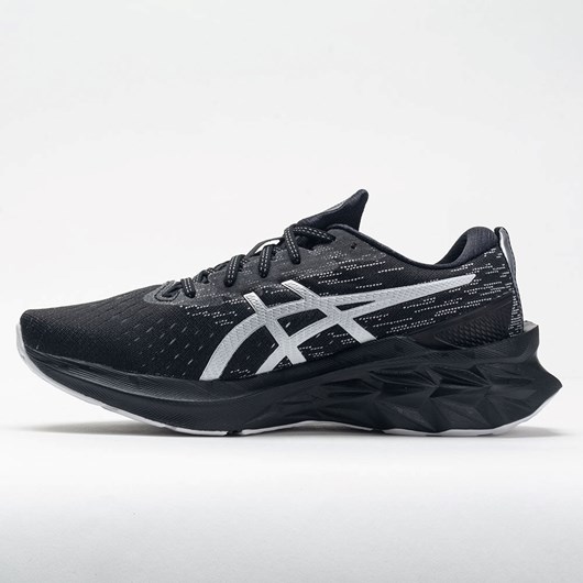 Black / Pure Silver Orthofeet ASICS Novablast 2 Men's Running Shoes | YIUOF5910