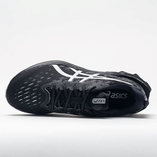 Black / Pure Silver Orthofeet ASICS Novablast 2 Men's Running Shoes | YIUOF5910