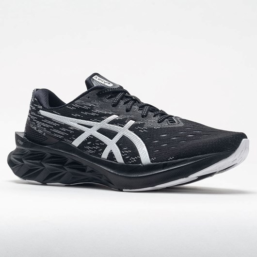 Black / Pure Silver Orthofeet ASICS Novablast 2 Men's Running Shoes | YIUOF5910