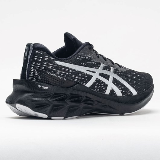 Black / Pure Silver Orthofeet ASICS Novablast 2 Men's Running Shoes | YIUOF5910