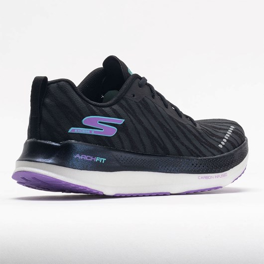 Black / Purple Orthofeet Skechers GOrun Razor Excess 2 Women's Running Shoes | NKOJH4260