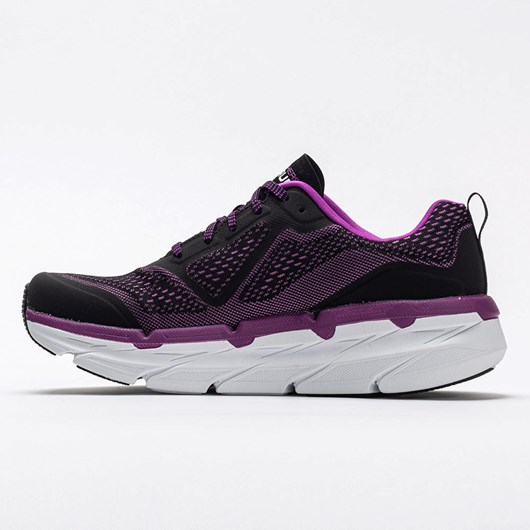 Black / Purple Orthofeet Skechers Max Cushioning Premier Women's Walking Shoes | MUHJR6092