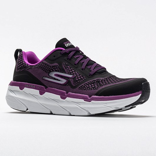 Black / Purple Orthofeet Skechers Max Cushioning Premier Women's Walking Shoes | MUHJR6092