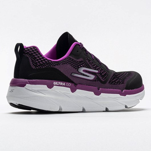 Black / Purple Orthofeet Skechers Max Cushioning Premier Women's Walking Shoes | MUHJR6092