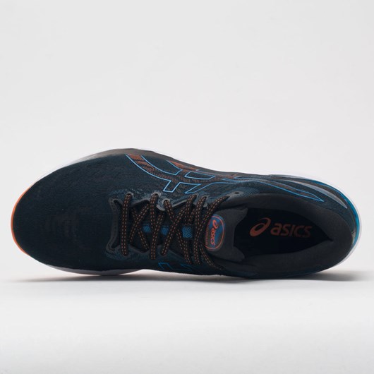 Black / Reborn Blue Orthofeet ASICS GEL-Cumulus 23 Men's Running Shoes | ADFST0142