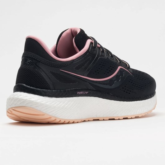 Black / Rosewater Orthofeet Saucony Hurricane 23 Women's Running Shoes | XKQMO0583