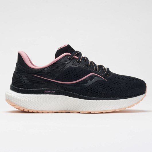 Black / Rosewater Orthofeet Saucony Hurricane 23 Women\'s Running Shoes | XKQMO0583