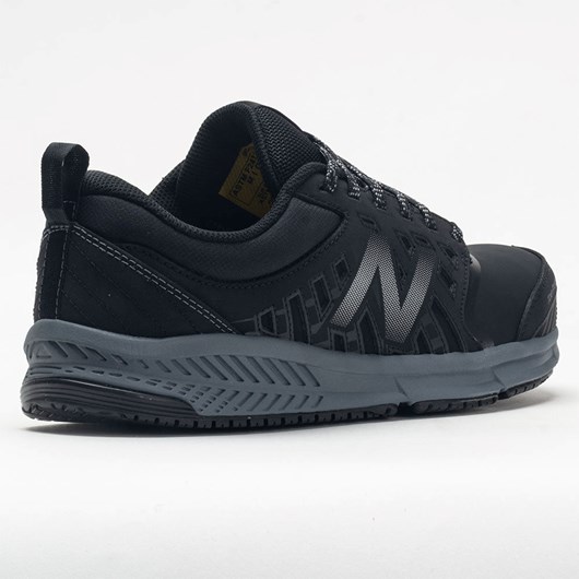 Black / Silver Orthofeet New Balance 412ESD Men's Walking Shoes | MREBT7036