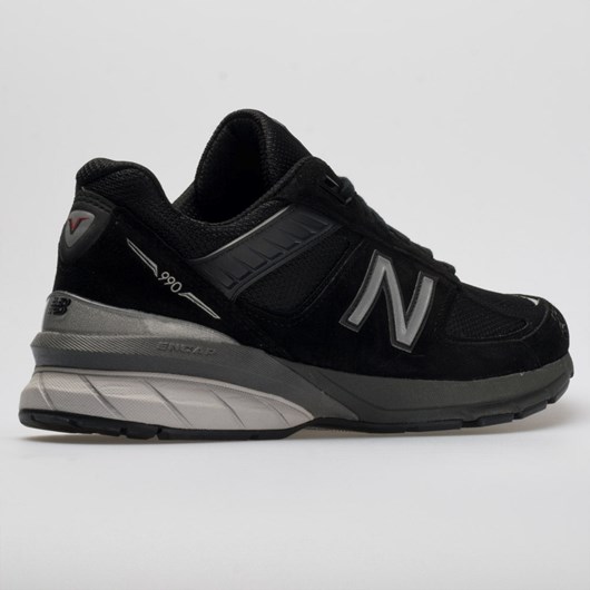 Black / Silver Orthofeet New Balance 990v5 Men's Running Shoes | THNCA0698