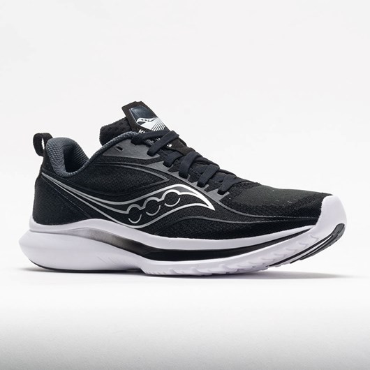 Black / Silver Orthofeet Saucony Kinvara 13 Men's Running Shoes | QERKX3194