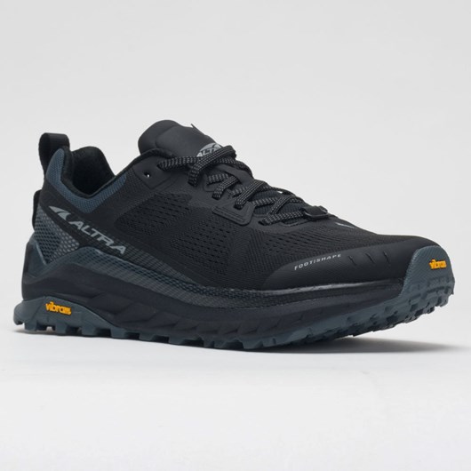 Black Steel Orthofeet Altra Olympus 4 Men's Trail Running Shoes | DCXVK4789