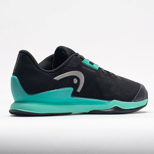 Black / Teal Orthofeet HEAD Sprint Pro 3.5 Men's Tennis Shoes | STYVD0846